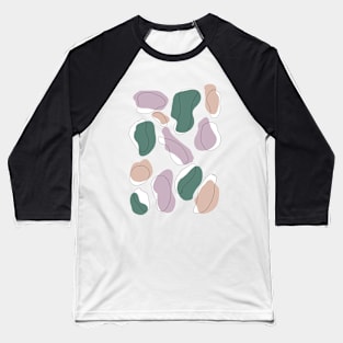 Abstract Blobs Baseball T-Shirt